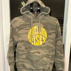 Ziggy Marley Rebellion Rises Tour Camouflage Hoodie size S